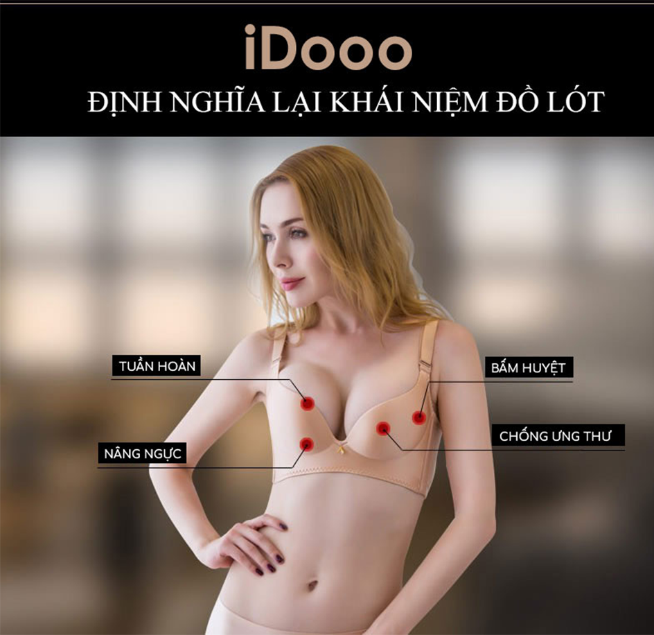 Sử dụng áo massage nâng ngực IDOOO: